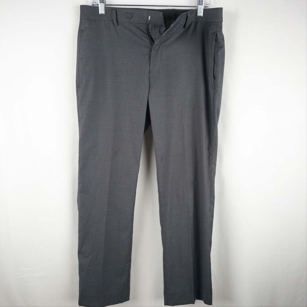 Calvin Klein Men's Gray Dress Pants